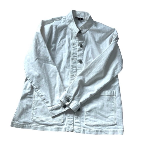 EILEEN FISHER Organic Cotton Undyed Denim Jacket
Sz XXS - Picture 6 of 9